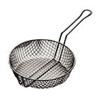 American Metalcraft CBC9 9 in Mesh Culinary Basket, 3 in Deep, 9 in Handle, Tinned Steel