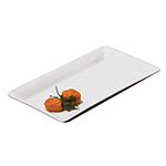 American Metalcraft CER19 Platter, 14-1/4 in x 7-1/2 in, Rectangle, Ceramic, White