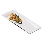 American Metalcraft CER23 Platter, 18 in x 8-3/4 in, Rectangle, Ceramic, White