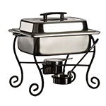 American Metalcraft CFK5 Stainless Steel Chafer Kit, Food Pan, Water Pan, Lid, Fuel Holders