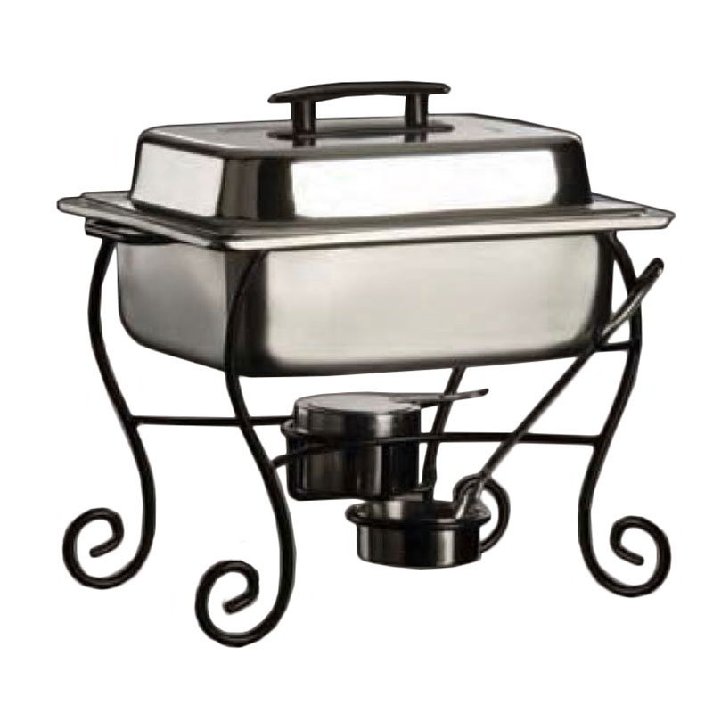 American Metalcraft CFK5 Stainless Steel Chafer Kit, Food Pan, Water Pan, Lid, Fuel Holders