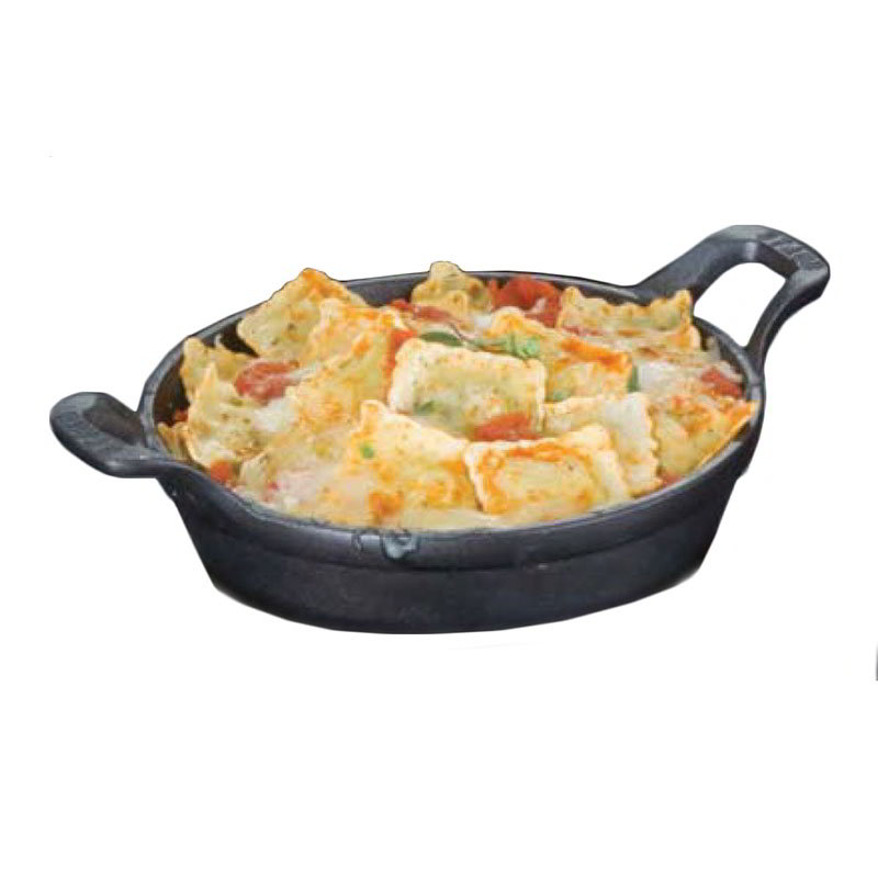 American Metalcraft CIPR7251 24-7/8 oz Round Baking Dish, 7-1/4 D x 1-3/4 H, Cast Iron