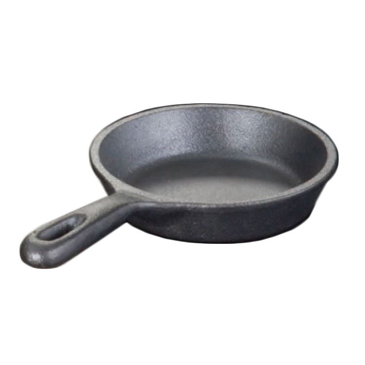 American Metalcraft CIS41 Fry Pan w/ 3 in Handle, 3-7/8 in dia. x 3/4 in H, Cast Iron