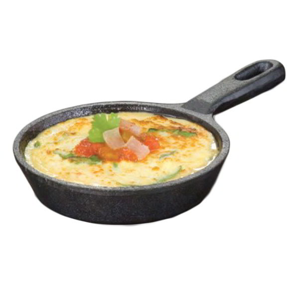 American Metalcraft CIS51 Cast Iron Fry Pan, 5 in x 1-1/8 in, 3-1/4 in Handle