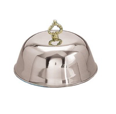 American Metalcraft CL1075 10-3/4 in Stainless Steel Standard Bell Cloche Cover w/ Knob