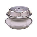 American Metalcraft CVR03 Stainless Steel Custom Fitted Plate Cover, Fits 7-13/16 to 8-11/16 in