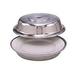 American Metalcraft CVR04 Stainless Steel Custom Fitted Plate Cover, Fits 8-3/4 in to 10 in