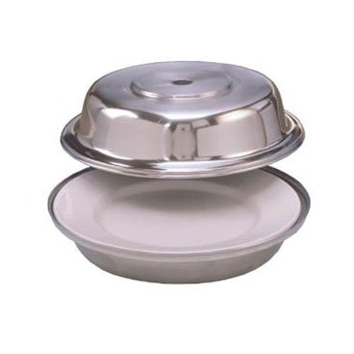 American Metalcraft CVR04 Stainless Steel Custom Fitted Plate Cover, Fits 8-3/4 in to 10 in