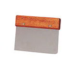 American Metalcraft DS6704 Dough Cutter Scraper w/ 6-in Stainless Blade & Wood Handle