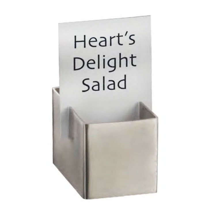 American Metalcraft DXCH2 Stainless Steel Card Holder, 1-1/2 in x 1-3/4 in x 1-1/8 in, Slim Fit