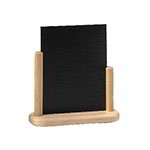 American Metalcraft ELEBLA Double Sided Table Board w/ 9 x 12-in Blackboard, Natural
