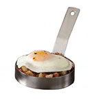 American Metalcraft ER387 Egg Ring, 4 in Diameter, 1 in Wall, W/ Handle, S/S
