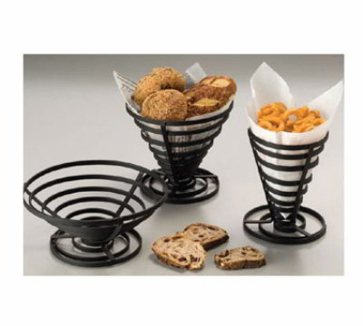 American Metalcraft FCD3 Black Coil French Fry Basket, 8-1/2 in x 3-1/4 in, Flat