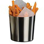 American Metalcraft FFC337 French Fry Cup, 3-3/8 in Diameter, 3-3/8 in H, Satin Stainless Steel