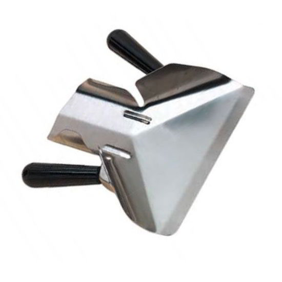 American Metalcraft FFSD3 Stainless Steel Dual Handle French Fry Scoop, Plastic Handle