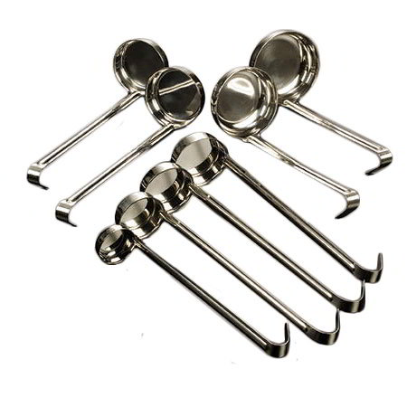 American Metalcraft FL1003 3 oz Stainless Steel Ladle, Flat Bottom