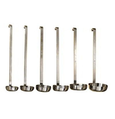 American Metalcraft FL1004 4 oz Stainless Steel Ladle, Flat Bottom