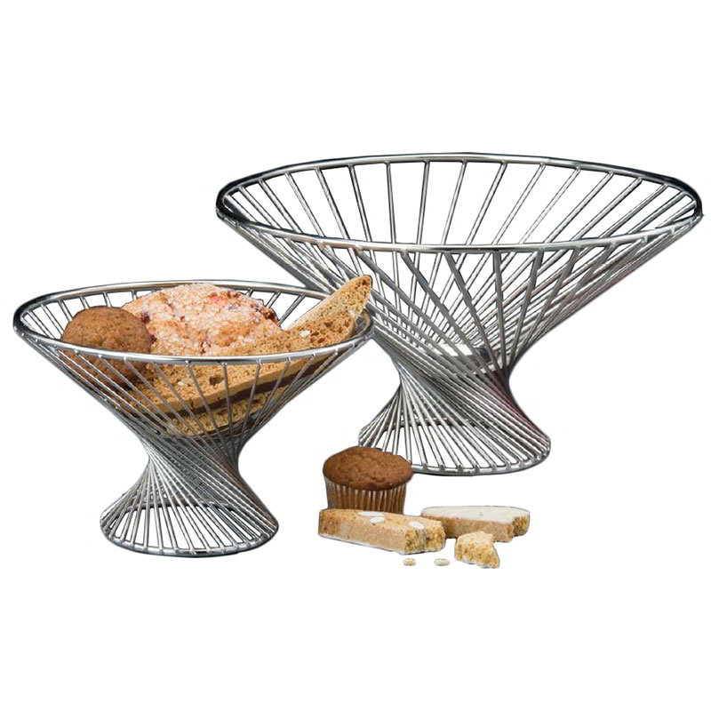 American Metalcraft FR12 Whirly Basket, 12 in Dia. x 6 in H, 18/8 Stainless Steel Wire