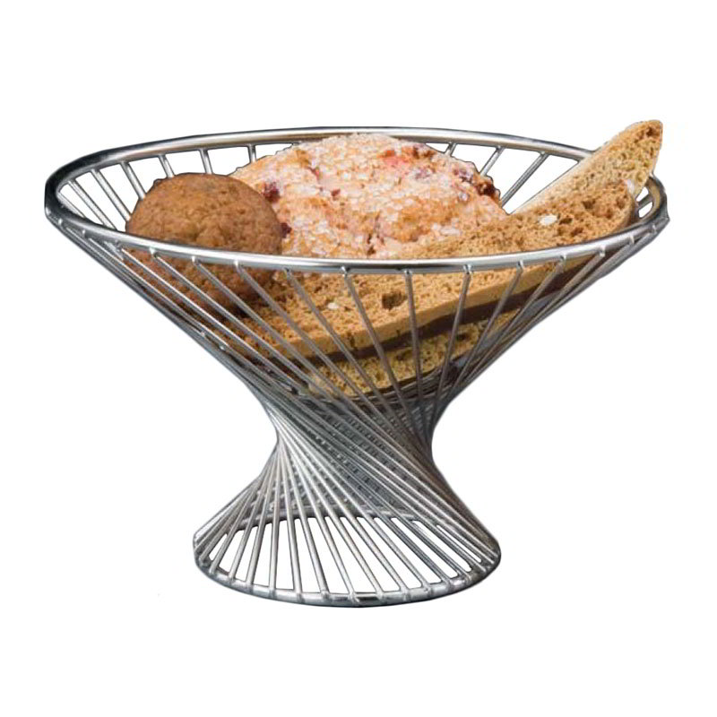 American Metalcraft FR8 Whirly Basket, 8 in Dia. x 5 in H, 18/8 stainless steel wire