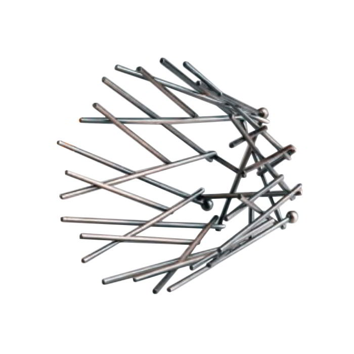 American Metalcraft FRU5 Thatch Basket, 7 in dia. x 5 in H, Brushed Copper Finish
