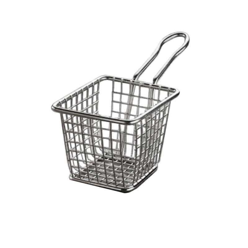 American Metalcraft FRYT433 Rectangular Stainless Steel Fry Basket