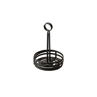 American Metalcraft FWC69 Black Coil Condiment Basket, 6 in x 8-1/2 in, Flat