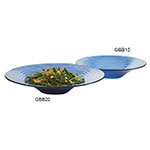American Metalcraft GBB15 Glacier Bowl, 14-3/4 in Dia. x 3 in Deep, Blue Glass