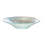 American Metalcraft GBG14 Glacier Bowl, 14-3/4 in Dia. x 3 in Deep, Green Glass