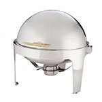 American Metalcraft GOLDAGRD18 Adagio Chafer, 7 Qt., Round, Roll Top, Stainless Steel