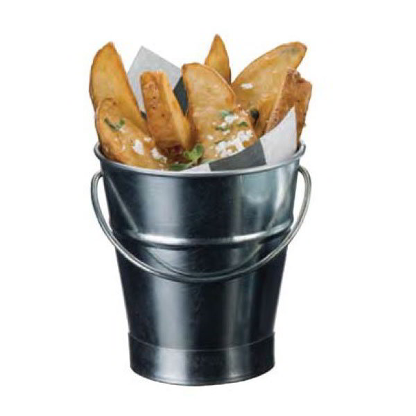 American Metalcraft GP3 Tabletop Serving Pail, 3-1/2 in Diameter x 3-7/8 in H, Galvanized