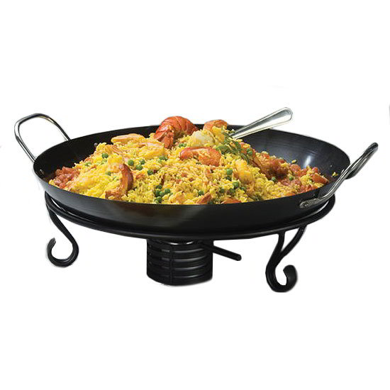 American Metalcraft GS1775 17.75-in Paella Pan, Carbon Steel w/ Non Stick Finish