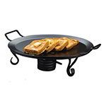 American Metalcraft GS18 Wrought Iron Griddle, w/ Stand