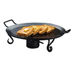 American Metalcraft GS81 Buffet Griddle, 18 in Round, Wrought Iron