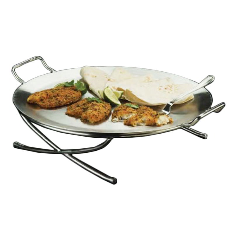 American Metalcraft GSST17 17.5 in Griddle w/ Handles, Round, Stainless