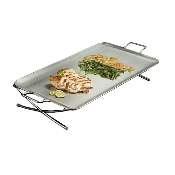 American Metalcraft GSST2514 25 in L Griddle Stand, X-Leg, Rectangular, Stainless