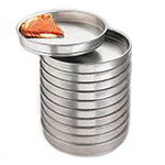 American Metalcraft HA5008 8 in Aluminum Pizza Pan, Self Stacking, 2 in Deep