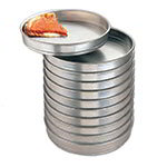 American Metalcraft HA5014 14 in Aluminum Pizza Pan, Self Stacking, 2 in Deep