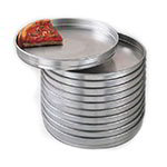 American Metalcraft HA5114 14 in Aluminum Pizza Pan, Self Stacking, 1-1/2 in Deep