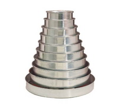 American Metalcraft HA80072 7 in Aluminum Pizza Pan, Straight Sided, 2 in Deep, 14 Gauge