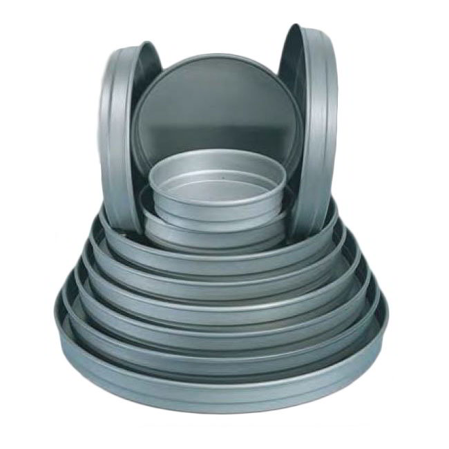 American Metalcraft HC5112 Solid Aluminum Self Stacking Pizza Pan, 1/2 in Deep, 12 in Diameter
