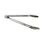 American Metalcraft HDUT1600 Utility Tong, 16 in L, Stainless, Tempered Flat Steel Spring