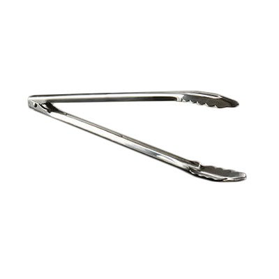 American Metalcraft HDUT1600 Utility Tong, 16 in L, Stainless, Tempered Flat Steel Spring