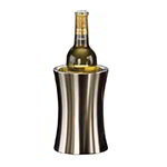 American Metalcraft HGWC1 New Wave Wine Cooler, 5-1/4 in W x 8 in H, Double Wall Insulated, Brushed SS