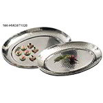 American Metalcraft HMOST1520 Tray/Platter, 15-1/2 in x 20 in, Oval, Hammered Finish, Stainless Steel