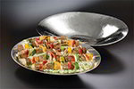 American Metalcraft HMOV1621 Bowl, Oval, Stainless, Hammered Finish, Approx. 20 x 3 H
