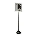 American Metalcraft HPCH12 Number Stand, 12 in High, Harp Style, Stainless Steel