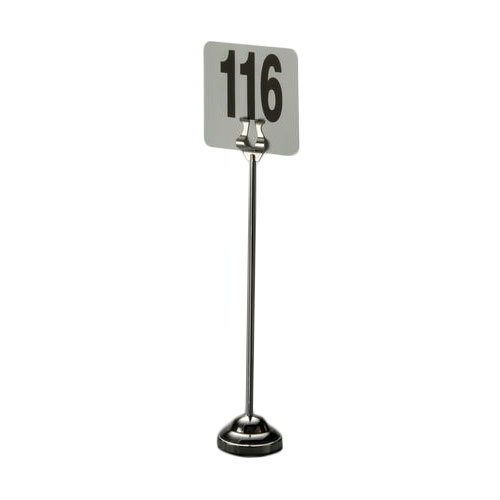 American Metalcraft HPCH12 Number Stand, 12 in High, Harp Style, Stainless Steel