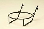 American Metalcraft HR2 Hanging Rack, Large Round, 11 in Dia. x 2-7/8 in Deep, Black Wrought Iron