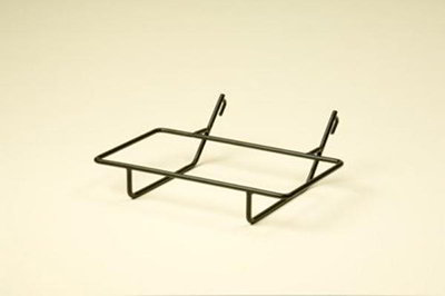 American Metalcraft HR5 Hanging Rack, Small,13-7/8 in x 7 in x 2 in Deep, Black Wrought Iron