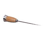 American Metalcraft IC80 Ice Pick, 8-5/8 in Long, Hardened Steel Point, Wood Handle